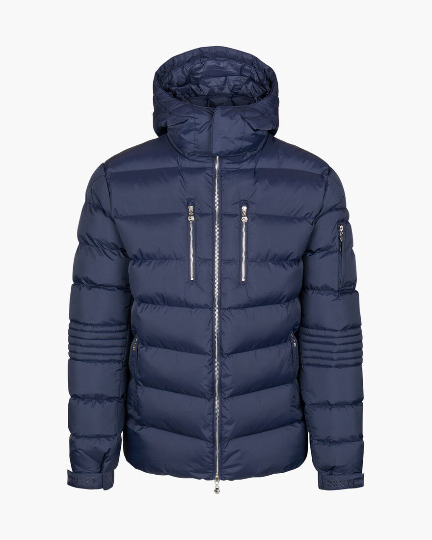 Veneto Quilted Jacket - Navy - 100% Polyamide, Navy, hi-res