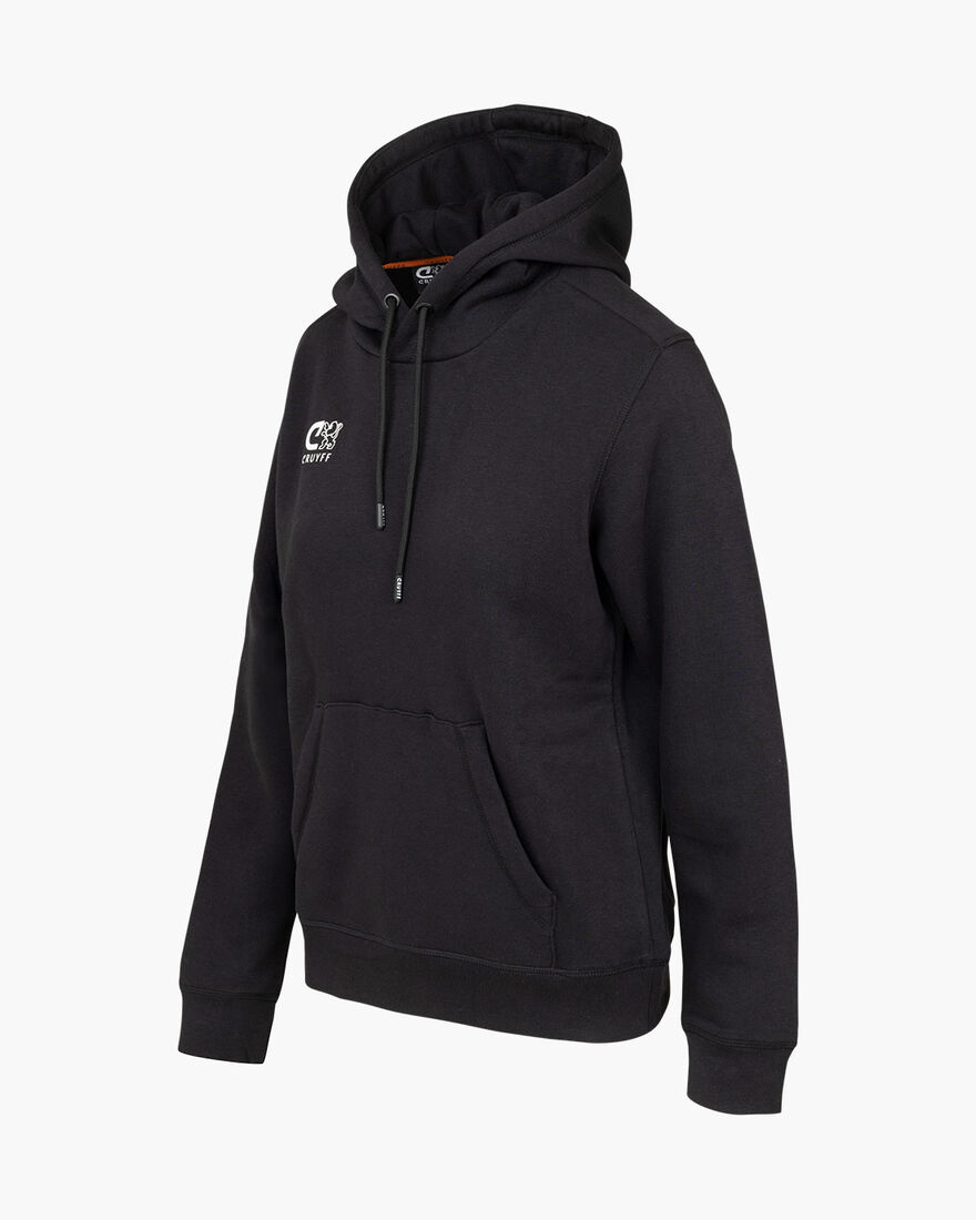 Cruyff Core Hoodie Women - 70% Cotton / 30% Polyes, Black, hi-res