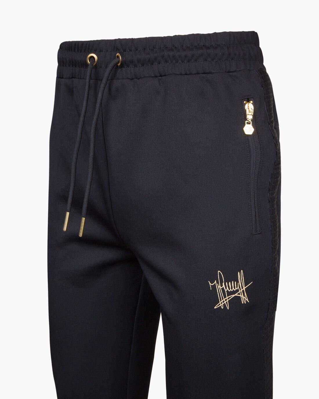 Gym king black hotsell and gold joggers