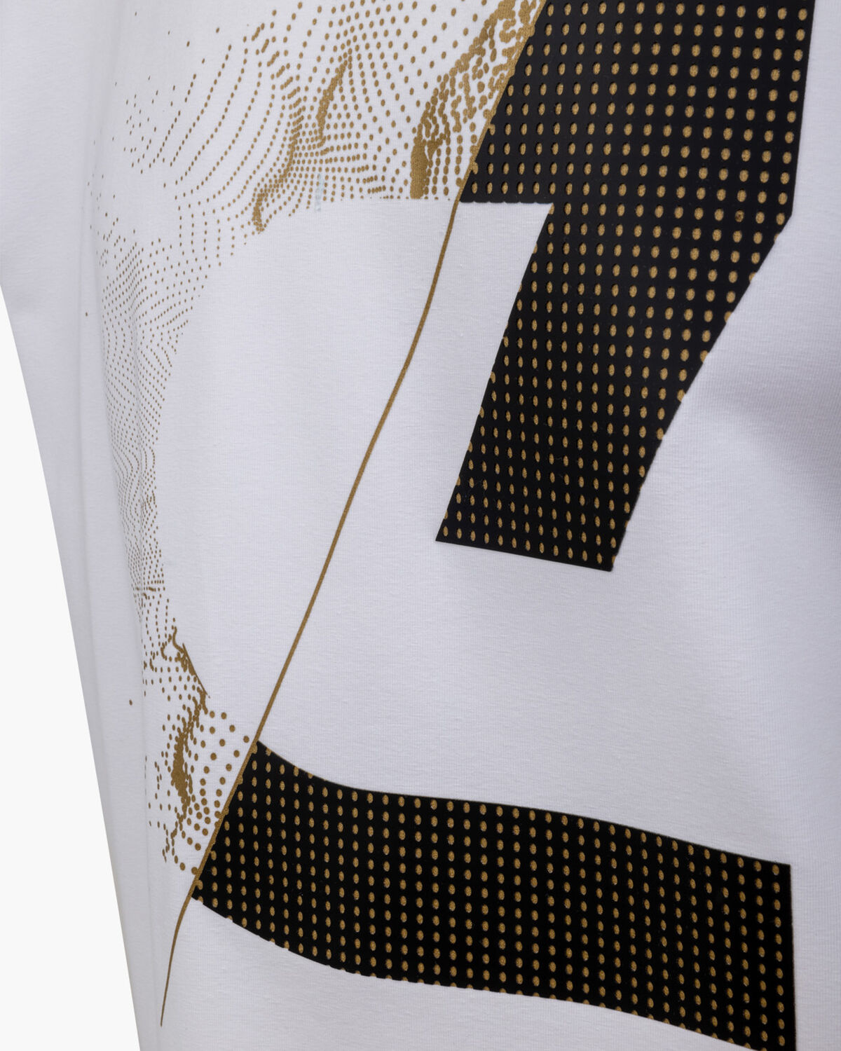 C-Logo Tee, White/Gold, hi-res