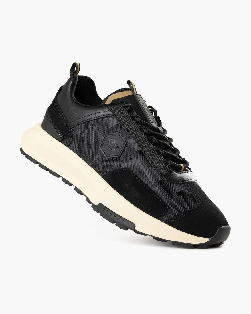 Subutai - Teknit Mesh/Suede, Black/Gold, hi-res