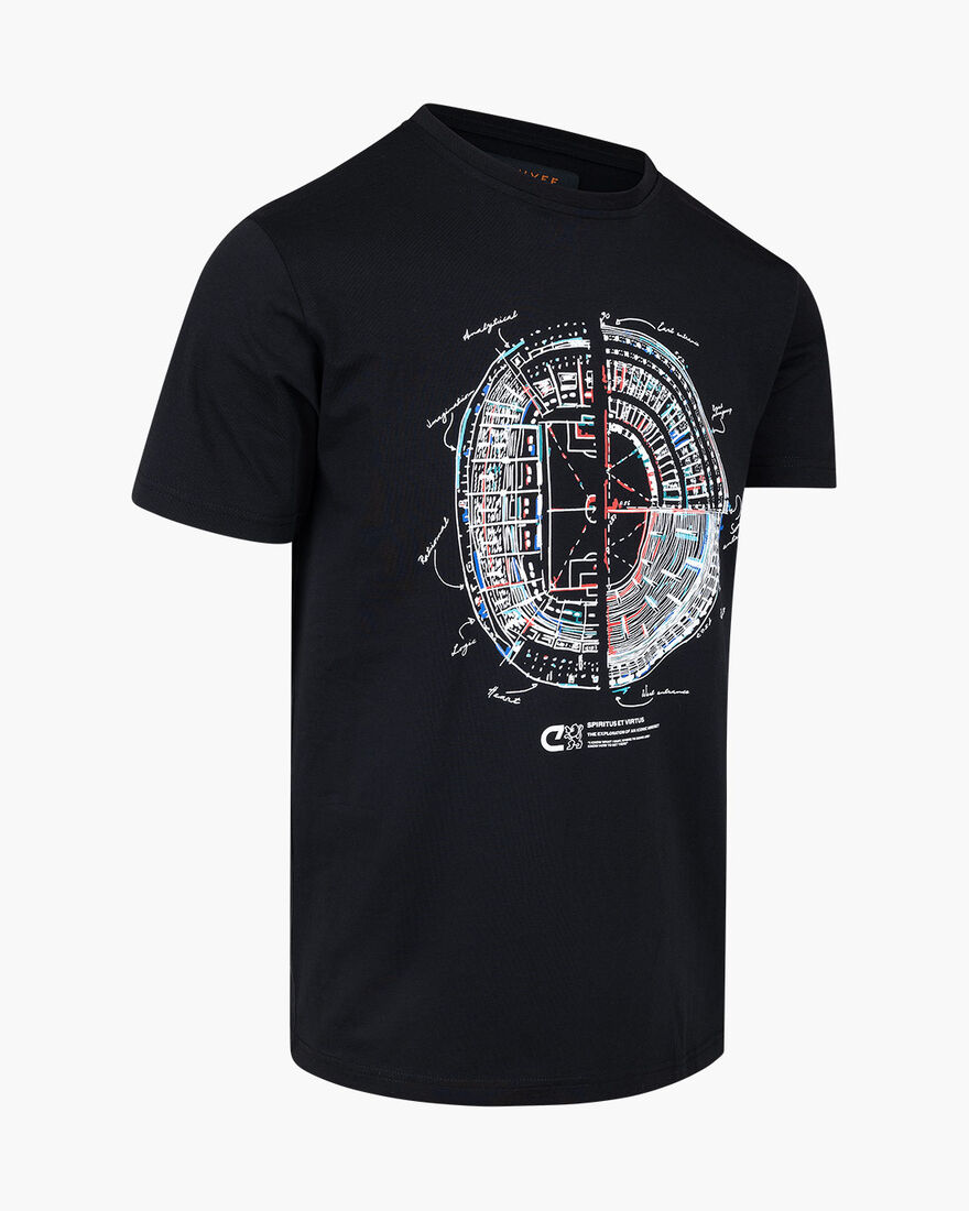 Stadium Tee  - 95% Cotton / 5% Elastane, Black, hi-res