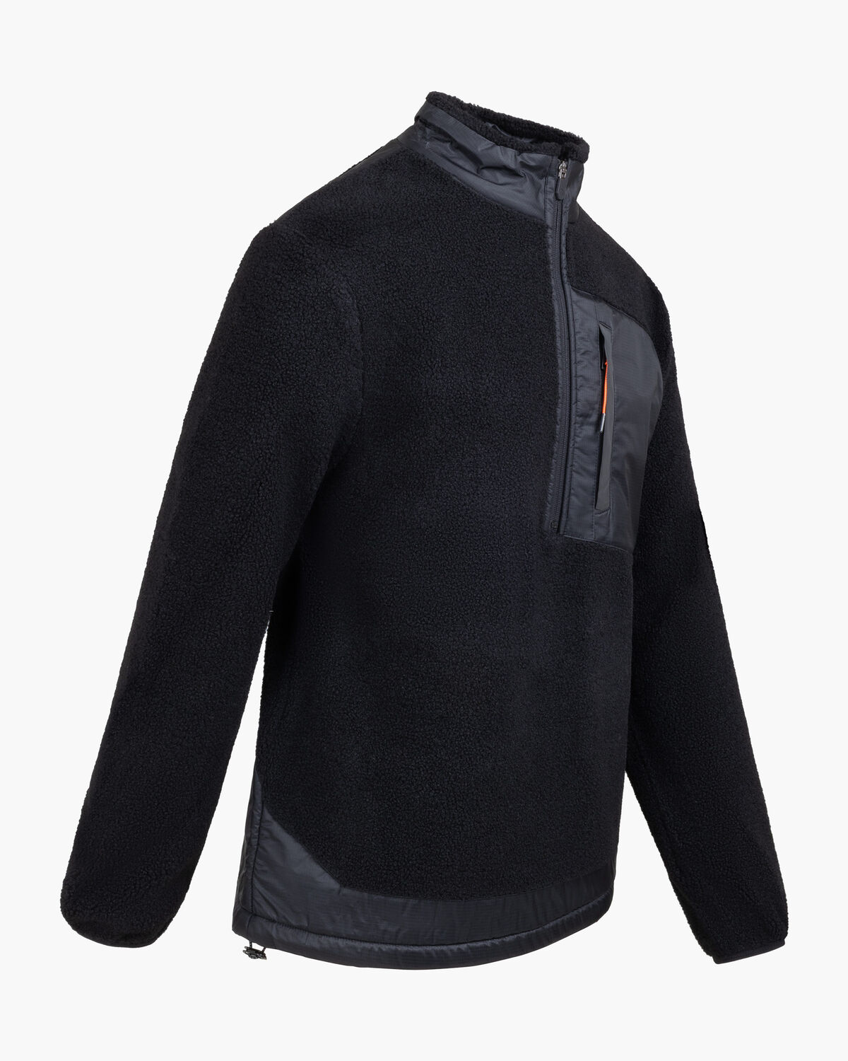 Retina Half Zip, Black, hi-res