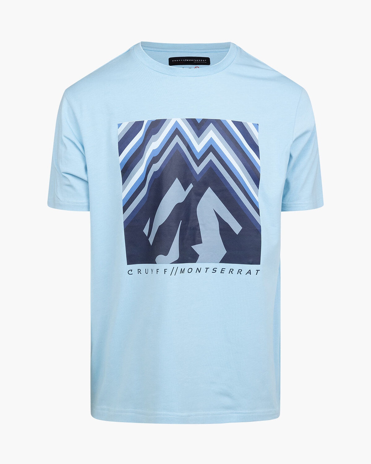 Montserrat Peak Tee - 95 %Cotton 5%Elastane, Sky light blue, hi-res