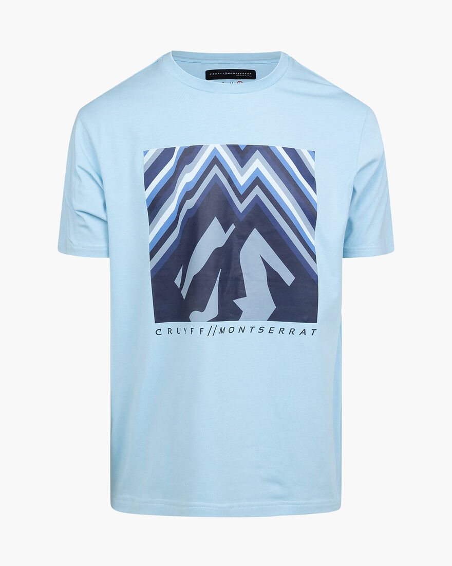 Montserrat Peak Tee - 95 %Cotton 5%Elastane, Sky light blue, hi-res