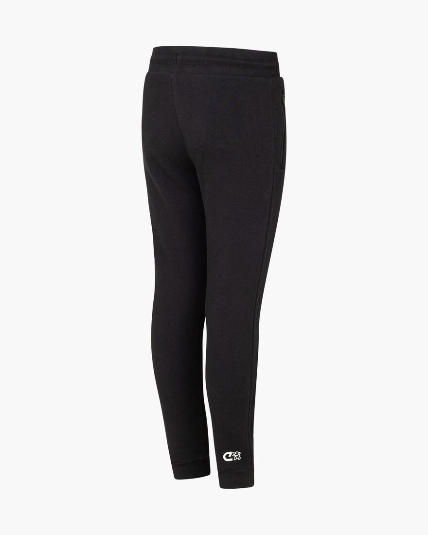 Cruyff Core Pant Junior - 70% Cotton / 30% Polyest, Black, hi-res