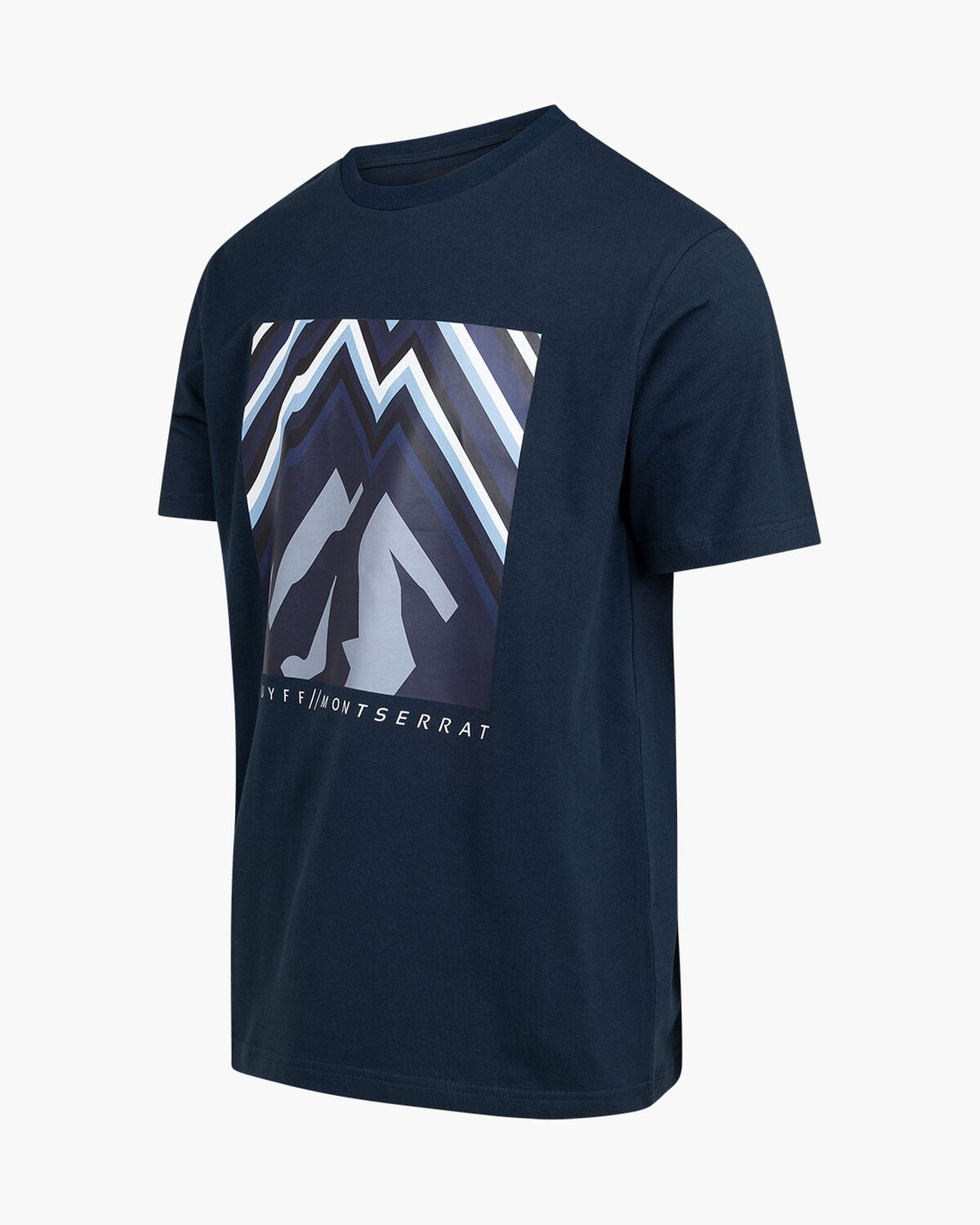 Montserrat Peak Tee - 95 %Cotton 5%Elastane, Navy, hi-res