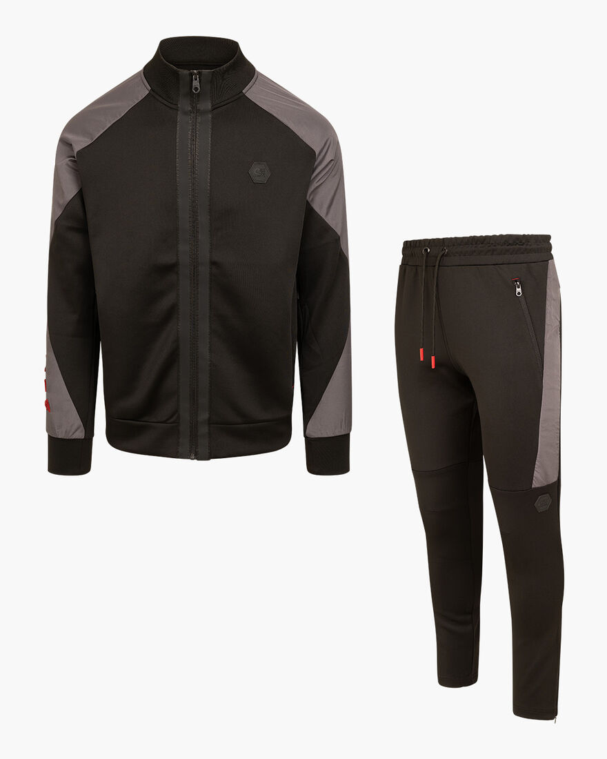 Barnetta Suit - 95%Polyester 5%Elastane, Black/Red, hi-res