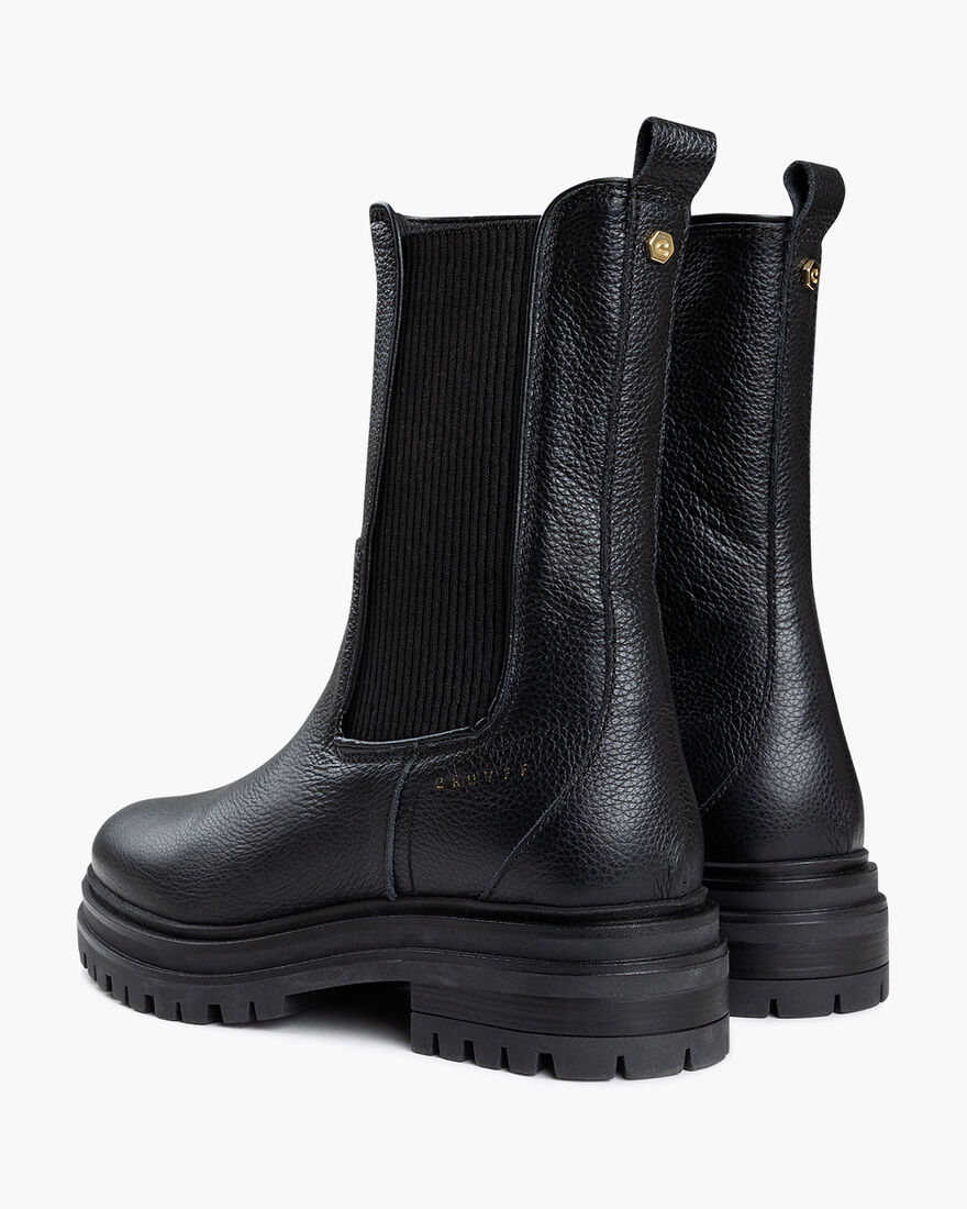 Apollo Chelsea mid boot, Black, hi-res