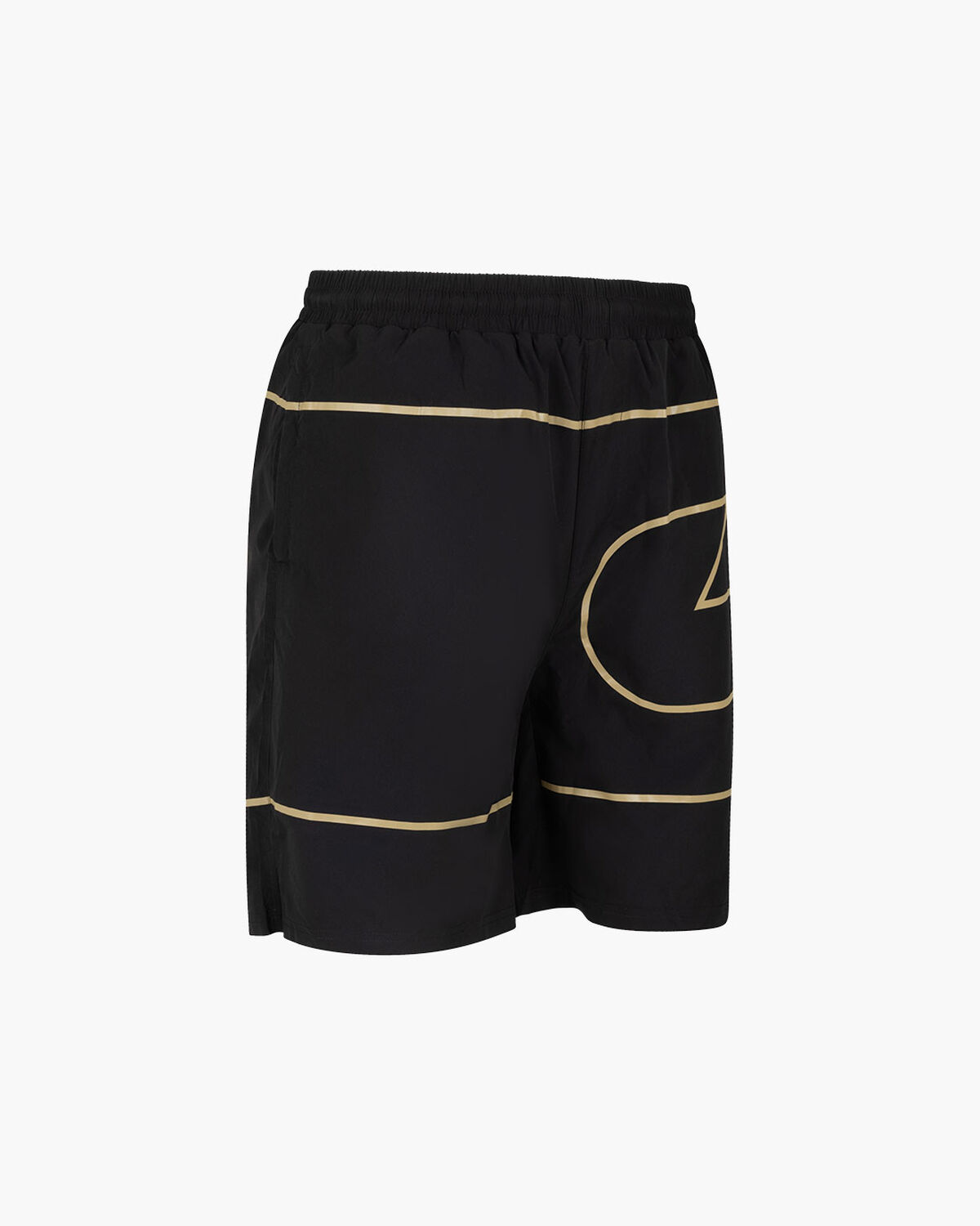 Boxsta Swimshort, Black/Gold, hi-res