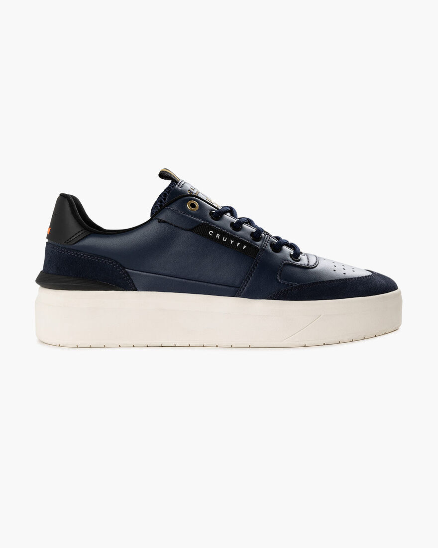 Endorsed Tennis - Soft Leather/Suede, Navy, hi-res