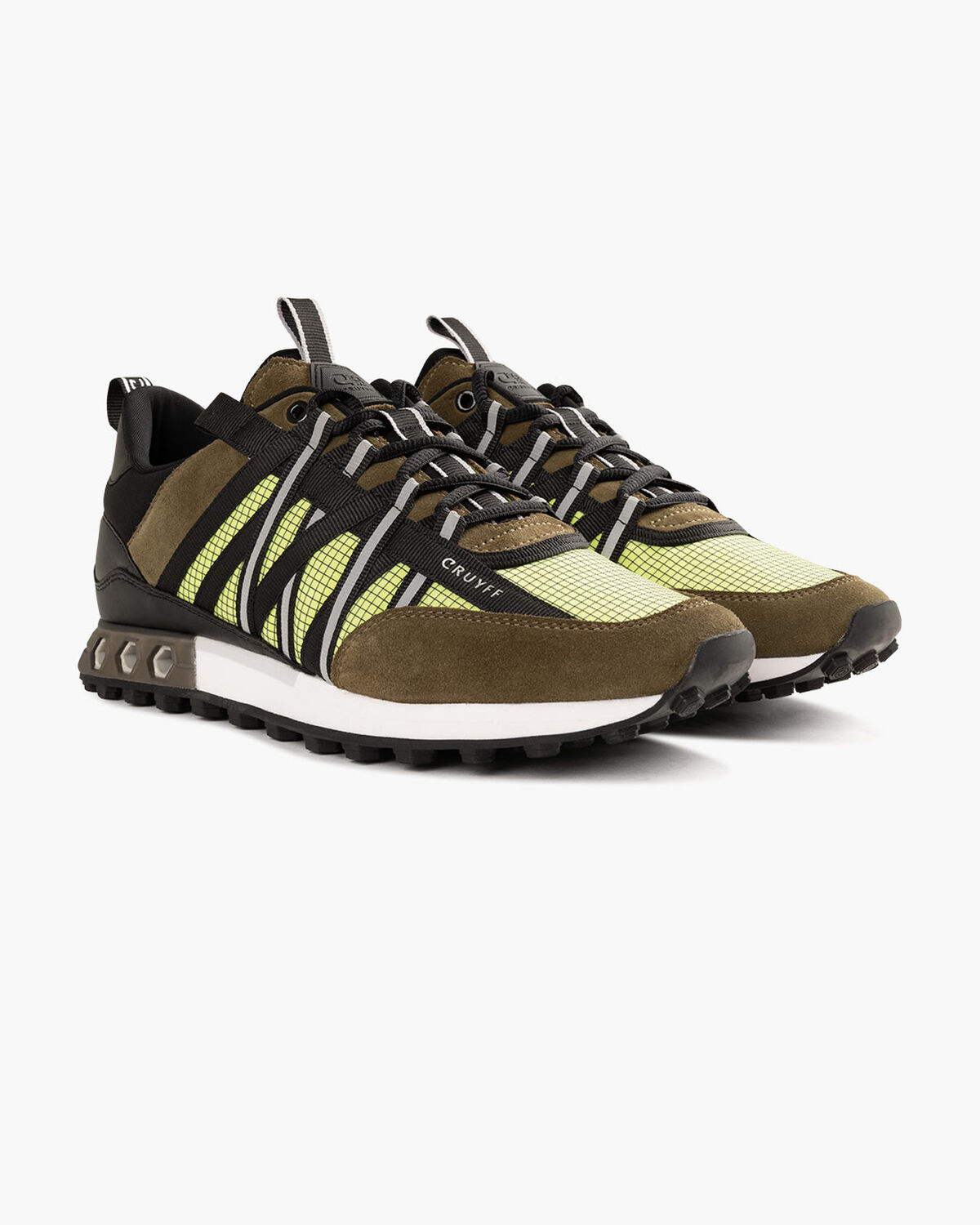 Fearia Hex - Grid Ripstop/Suede, Green/Orange, hi-res