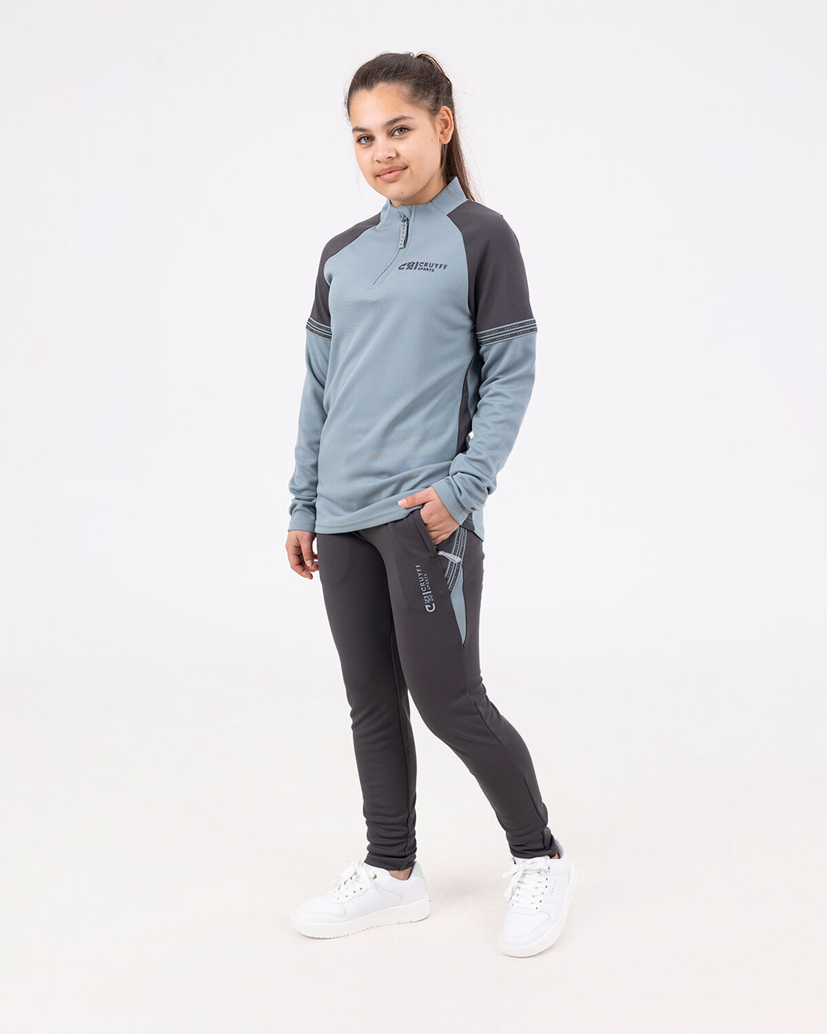 Slide Suit - 100% Polyester, Blue/Grey, hi-res