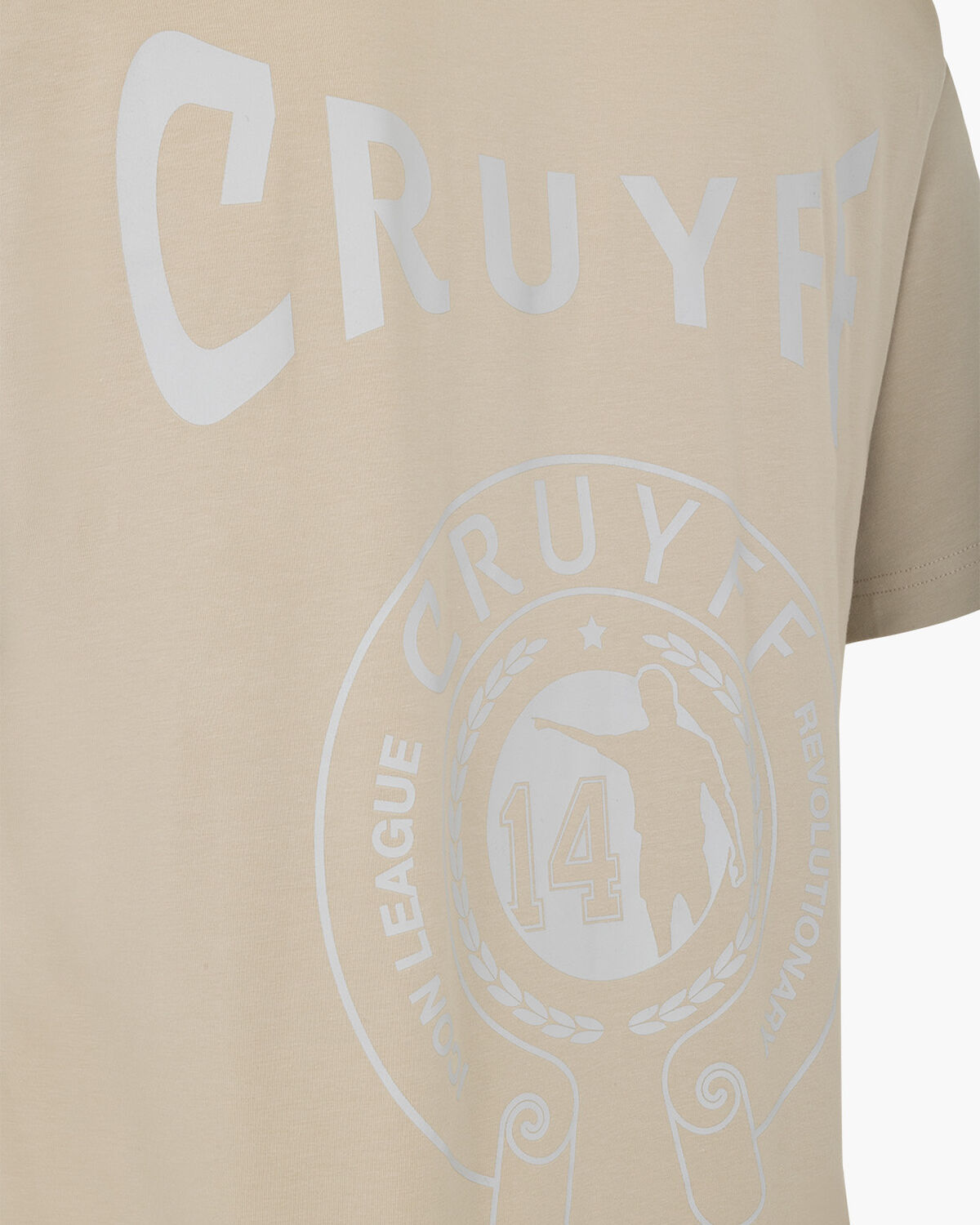 League Logo Tee, Sand/Yellow, hi-res