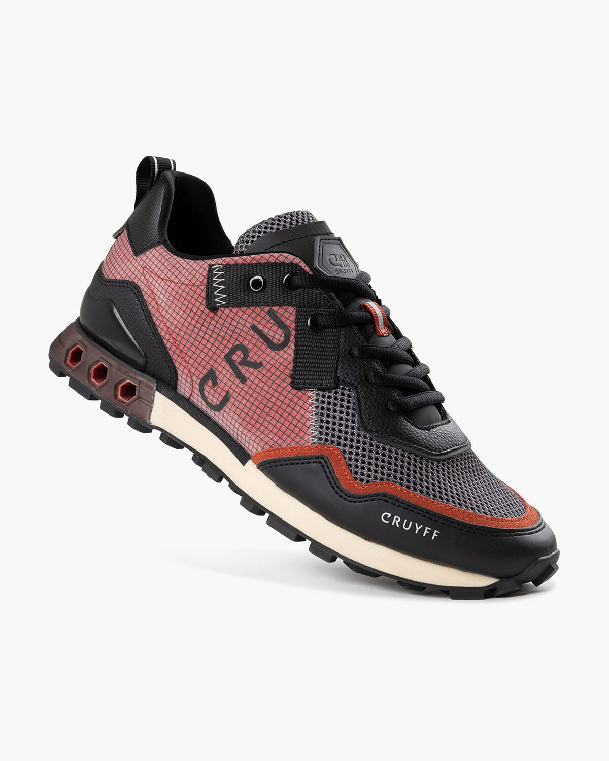 Superbia Hex, Grey/Red, hi-res