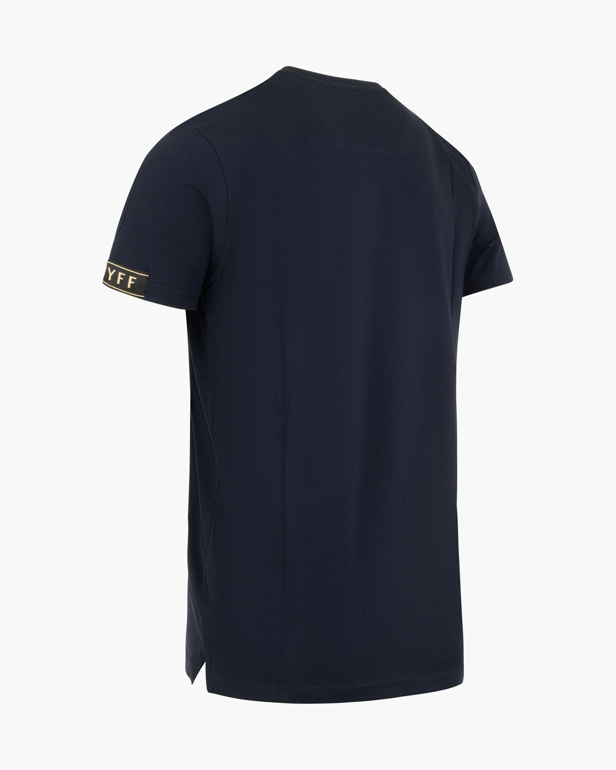 Fuzeknit C-Logo Tee, Blue/Gold, hi-res