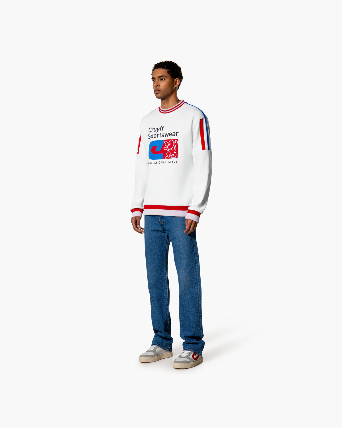Classico Sweatshirt, White, hi-res
