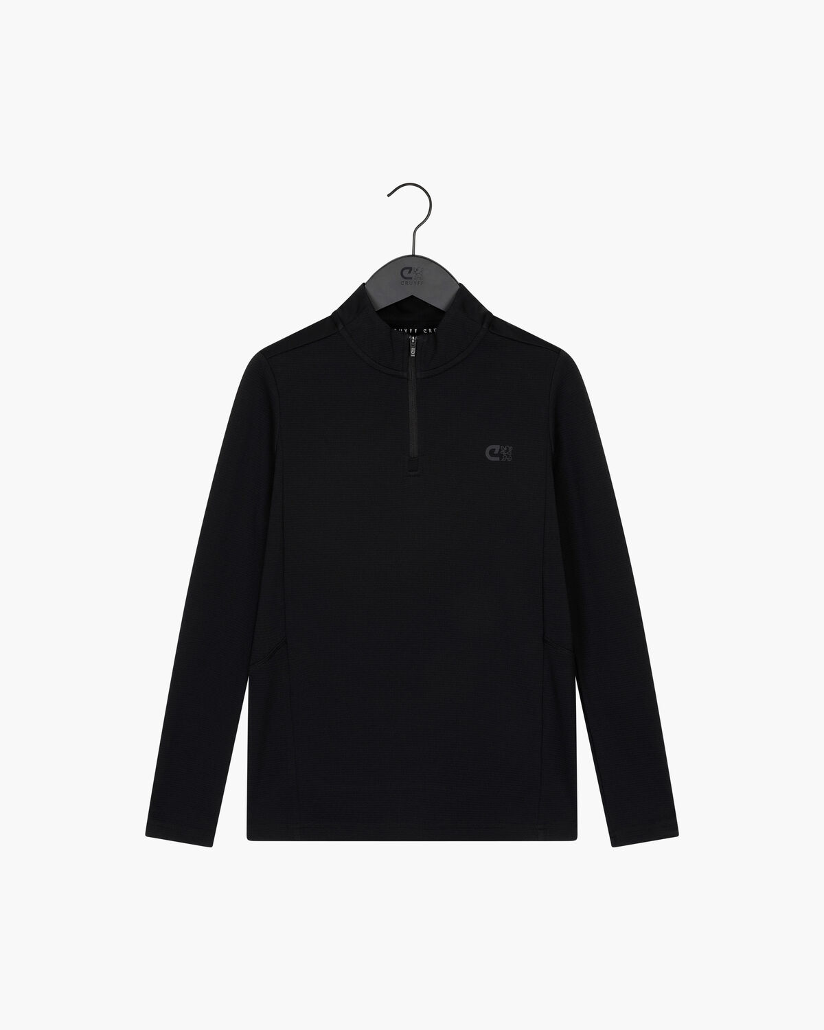 Reflect Running 1/4 Zip Top, Black, hi-res