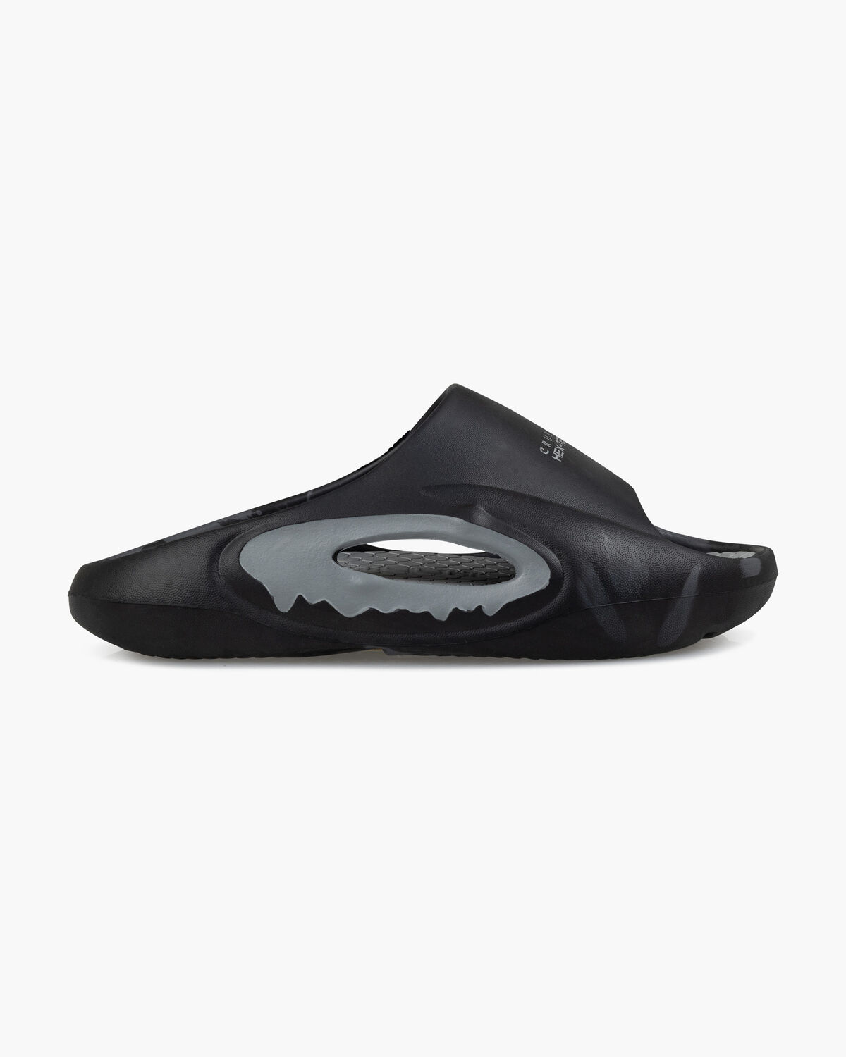 Recovery Hex-Tech slide, Black/Grey, hi-res