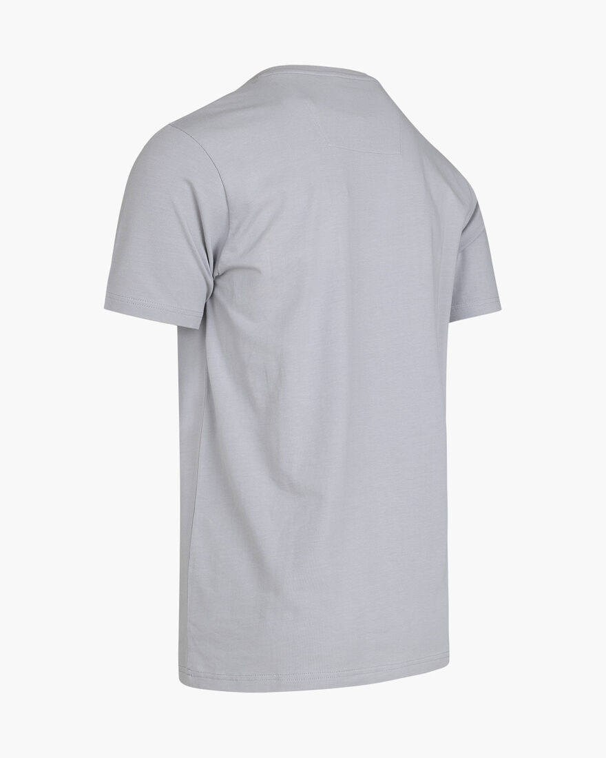 Columbus Tee - 95% Cotton/ 5% Elastan, Light Grey, hi-res