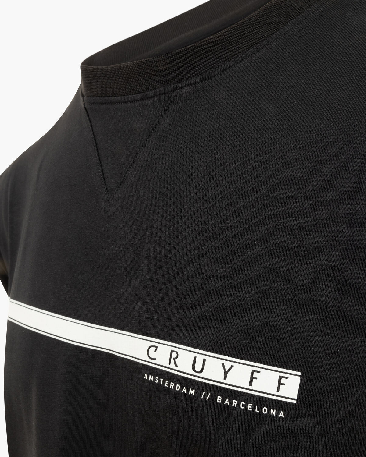 Linear Graphic Tee, Black, hi-res