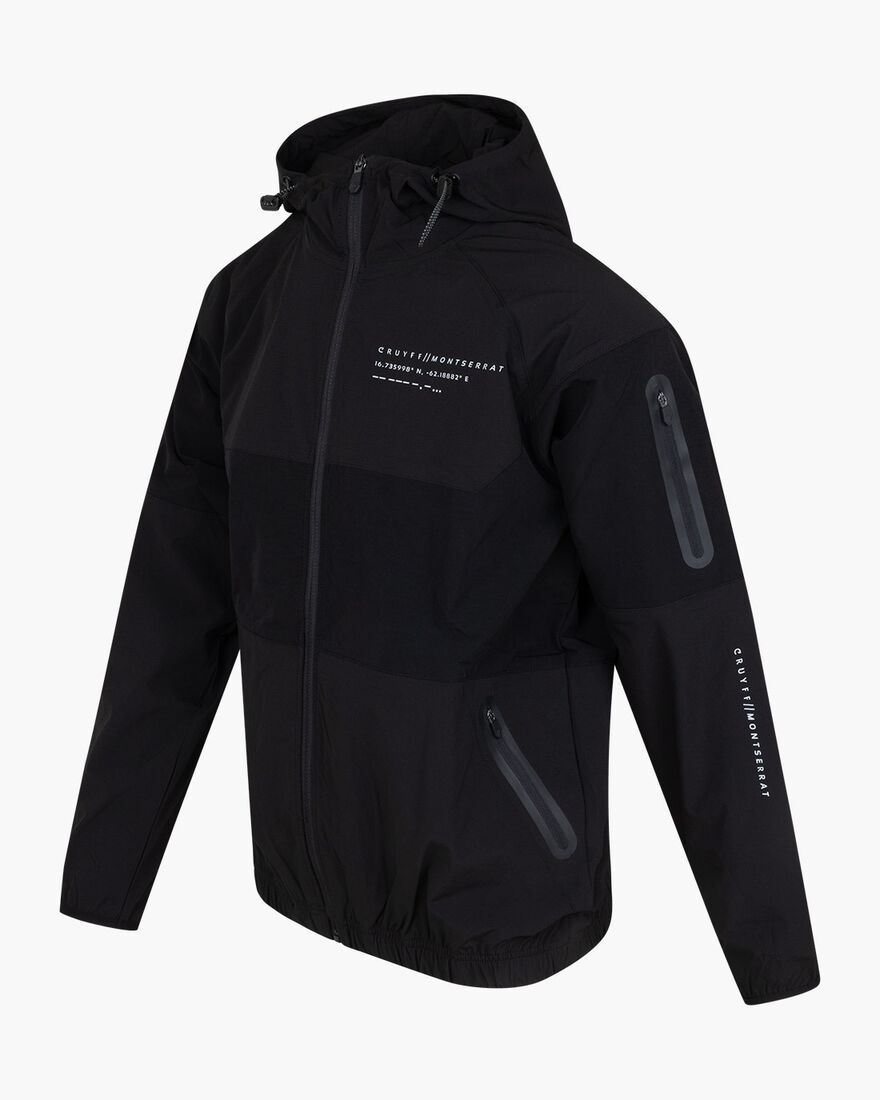 Mantel Track Jacket, Black, hi-res