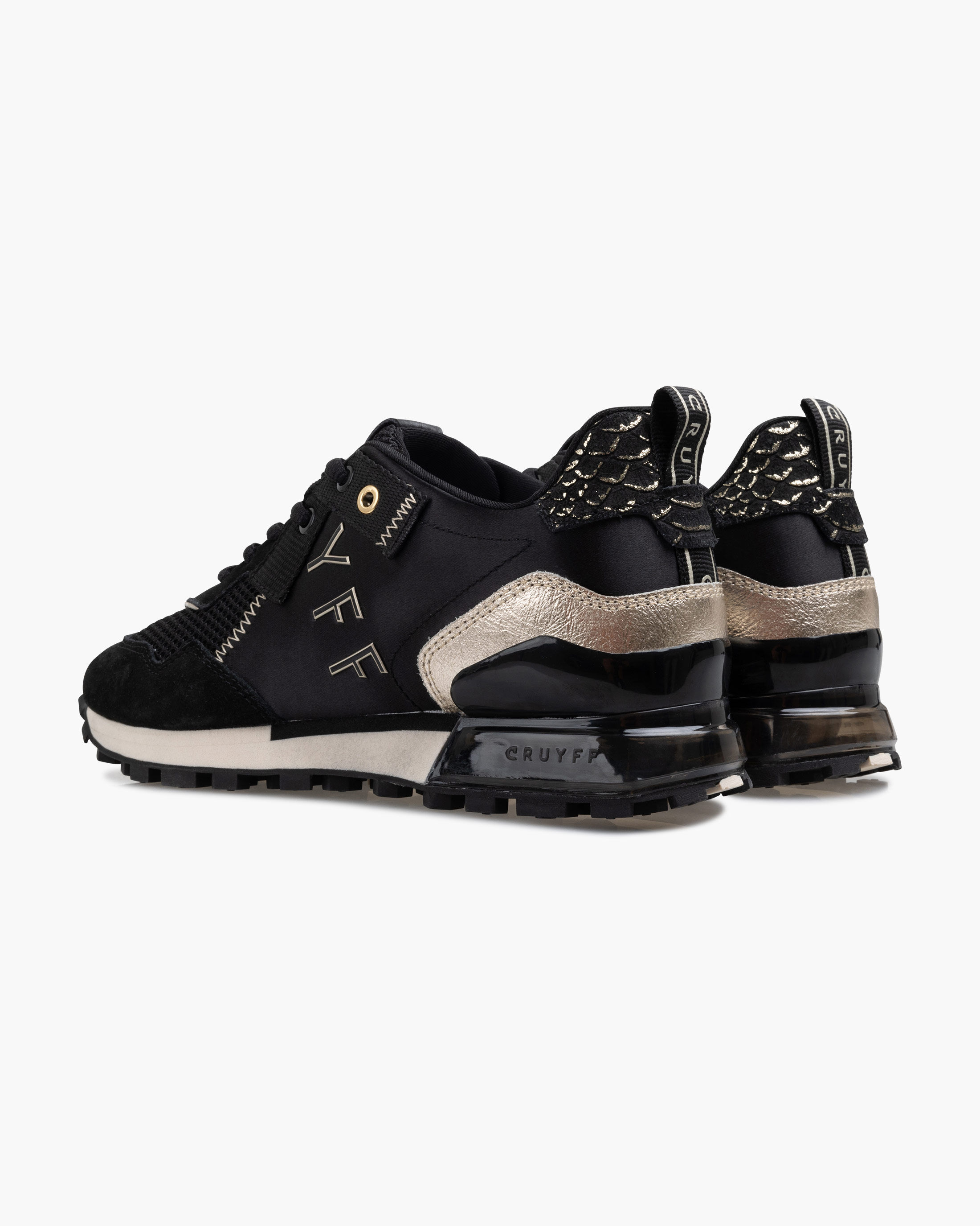Cruyff schoenen dames zwart goud outlet