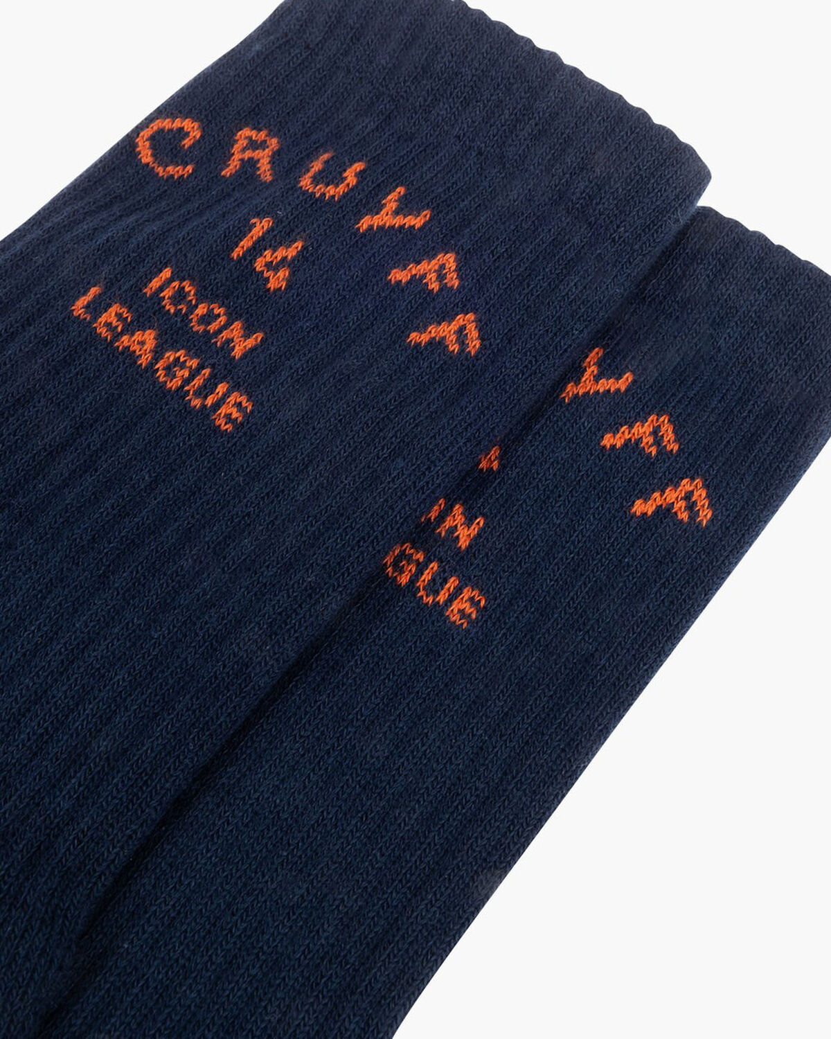 Bordado Socks, Blue/Orange, hi-res