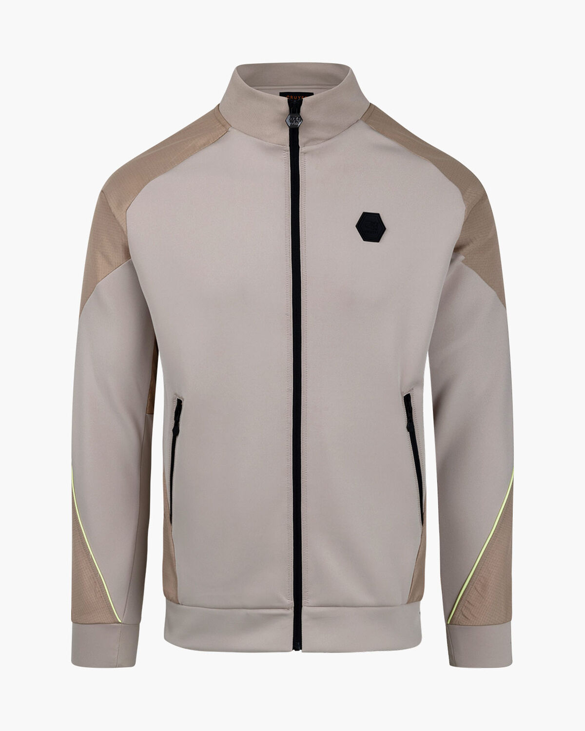 Saul Track Top, Sand/Yellow, hi-res