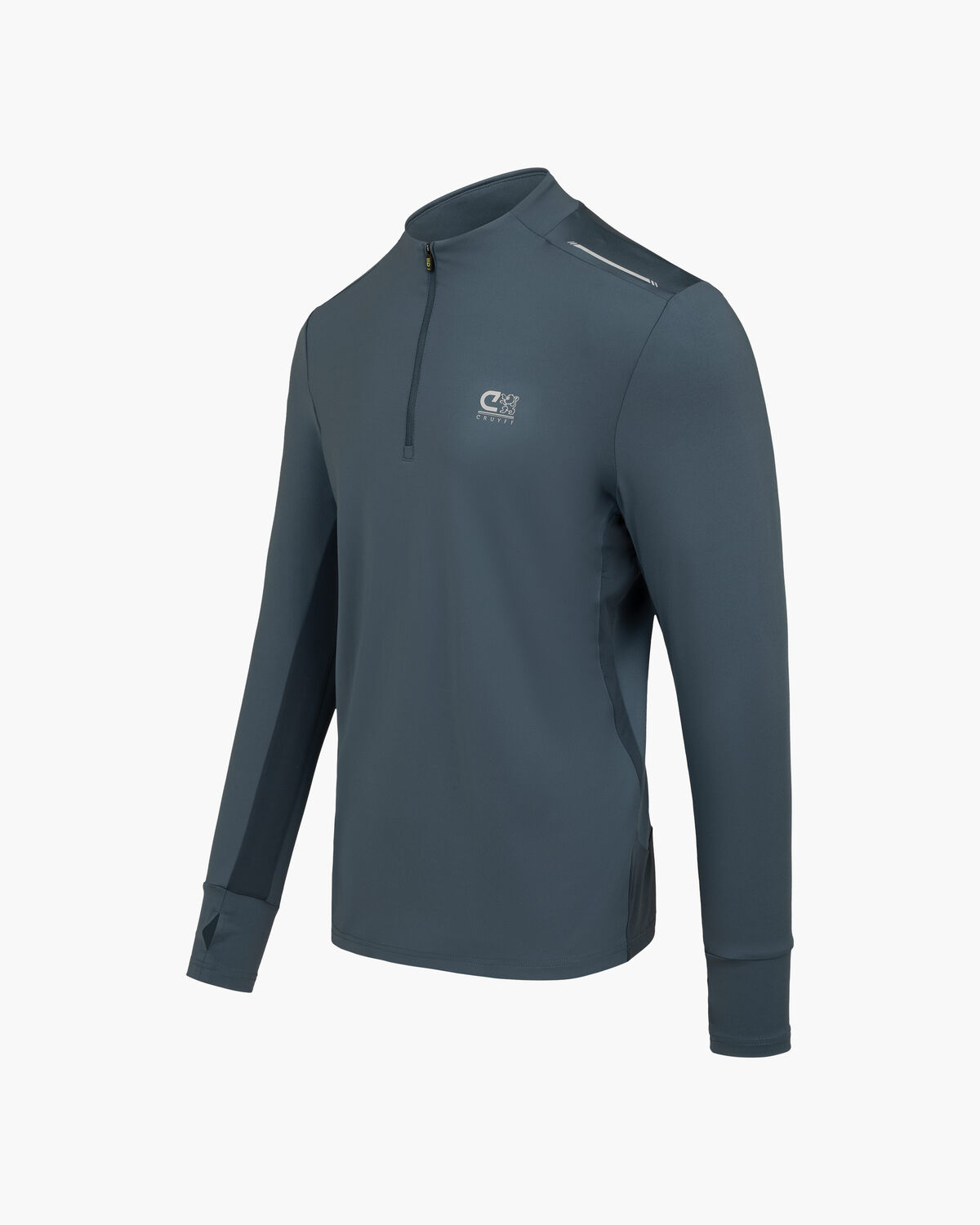 Ametrine 1/4 Zip Top, Dark grey, hi-res
