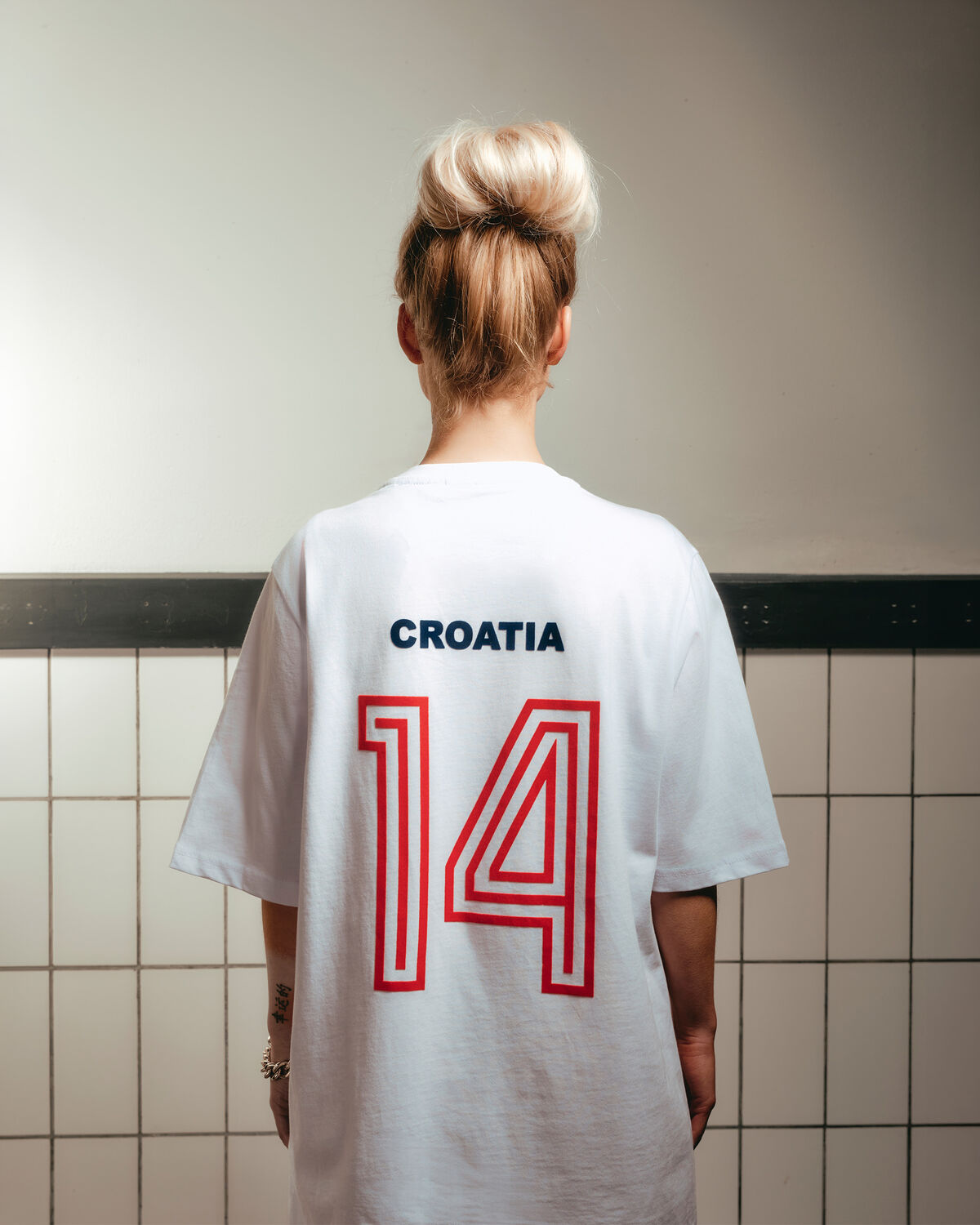 Team Cruyff Tee, White/White, hi-res