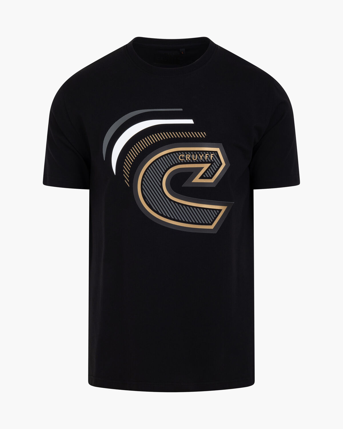Altius Tee, Black/Gold, hi-res