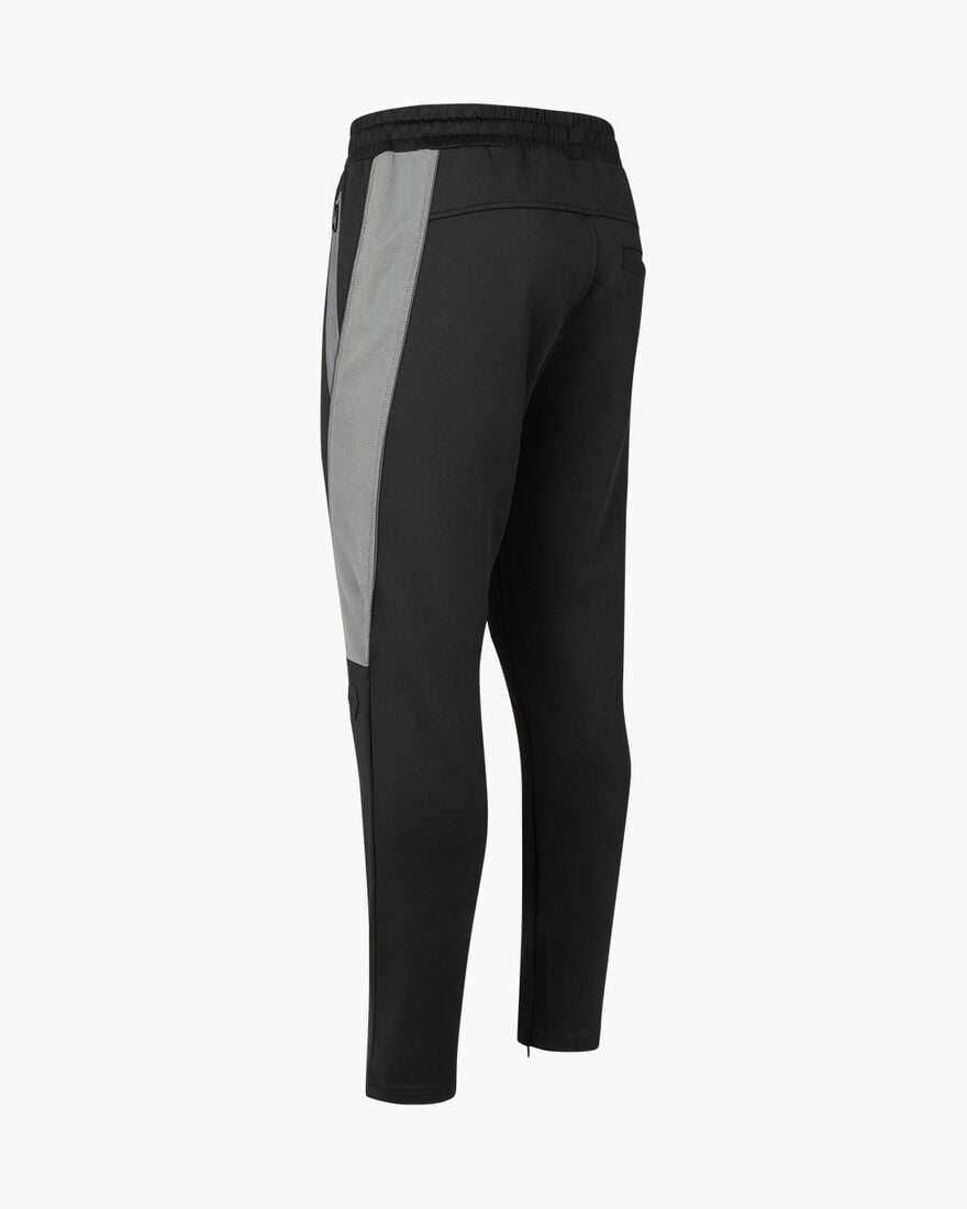 Zayne Scuba Track Pants - 95% Polyester 5% Elastan, Black, hi-res