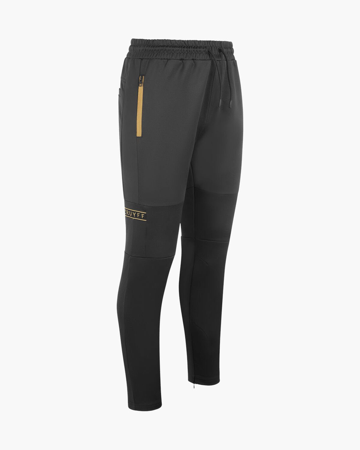 Funello Trackpants, Black/Gold, hi-res
