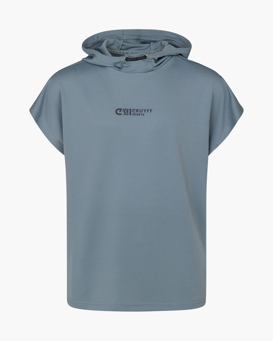Box Tee - 100% Polyester, Blue, hi-res