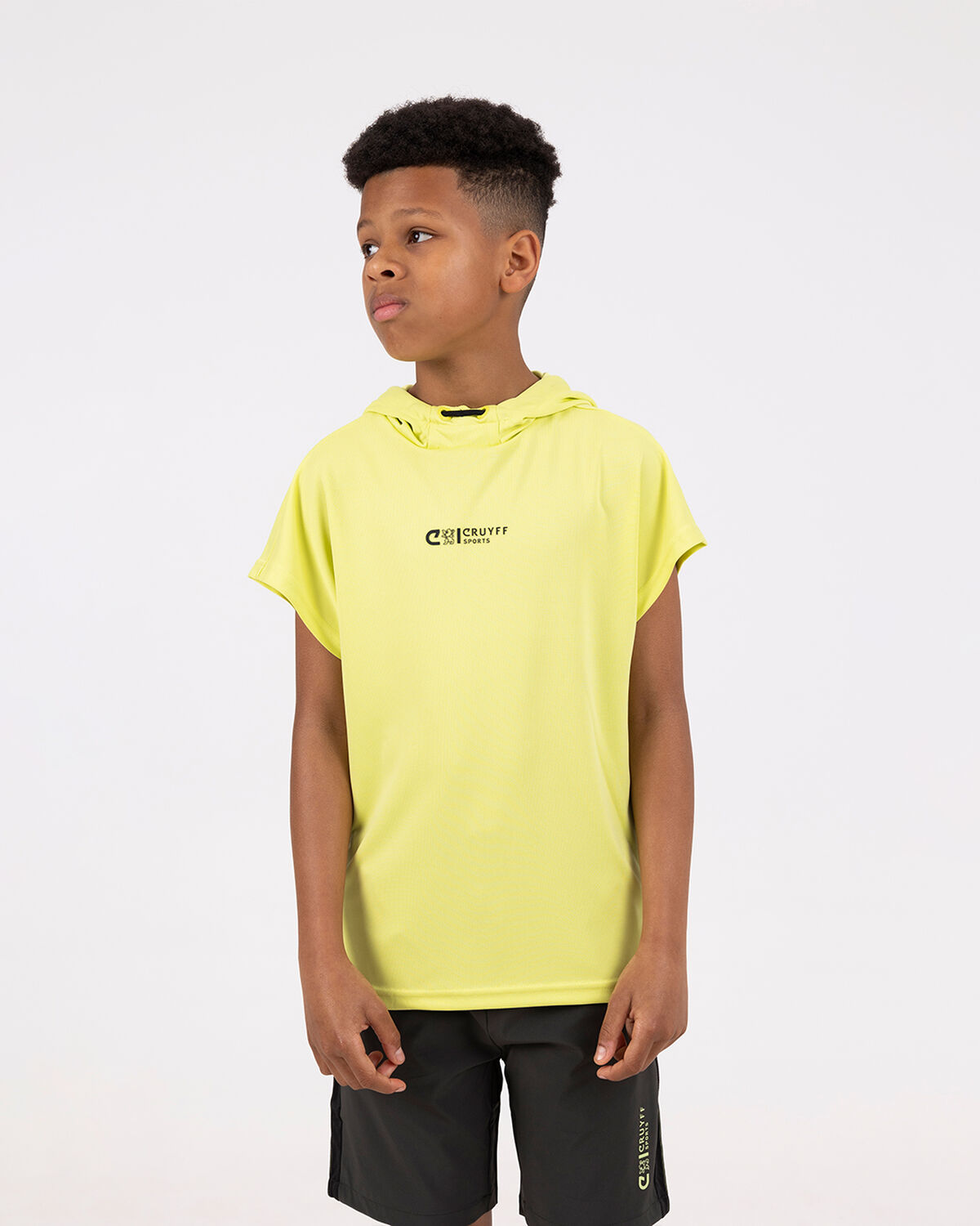 Box Tee - 100% Polyester, Lime, hi-res