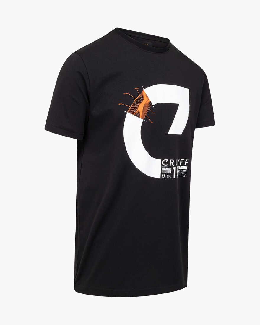 Alan SS Tee - 95% Cotton 5% Elastane, Black, hi-res