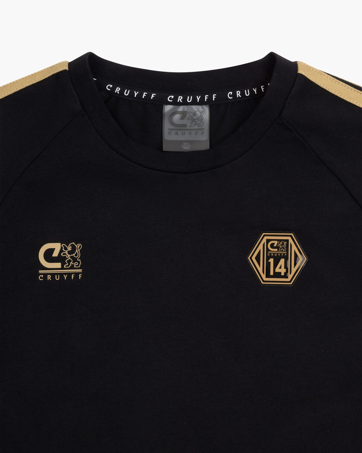 Onyx Tee, Black/Gold, hi-res