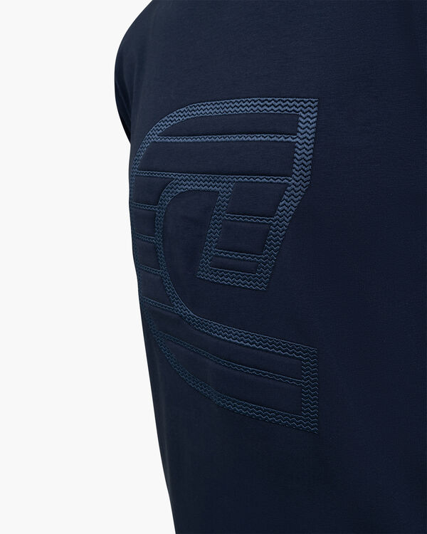 C-logo Herringbone Tee