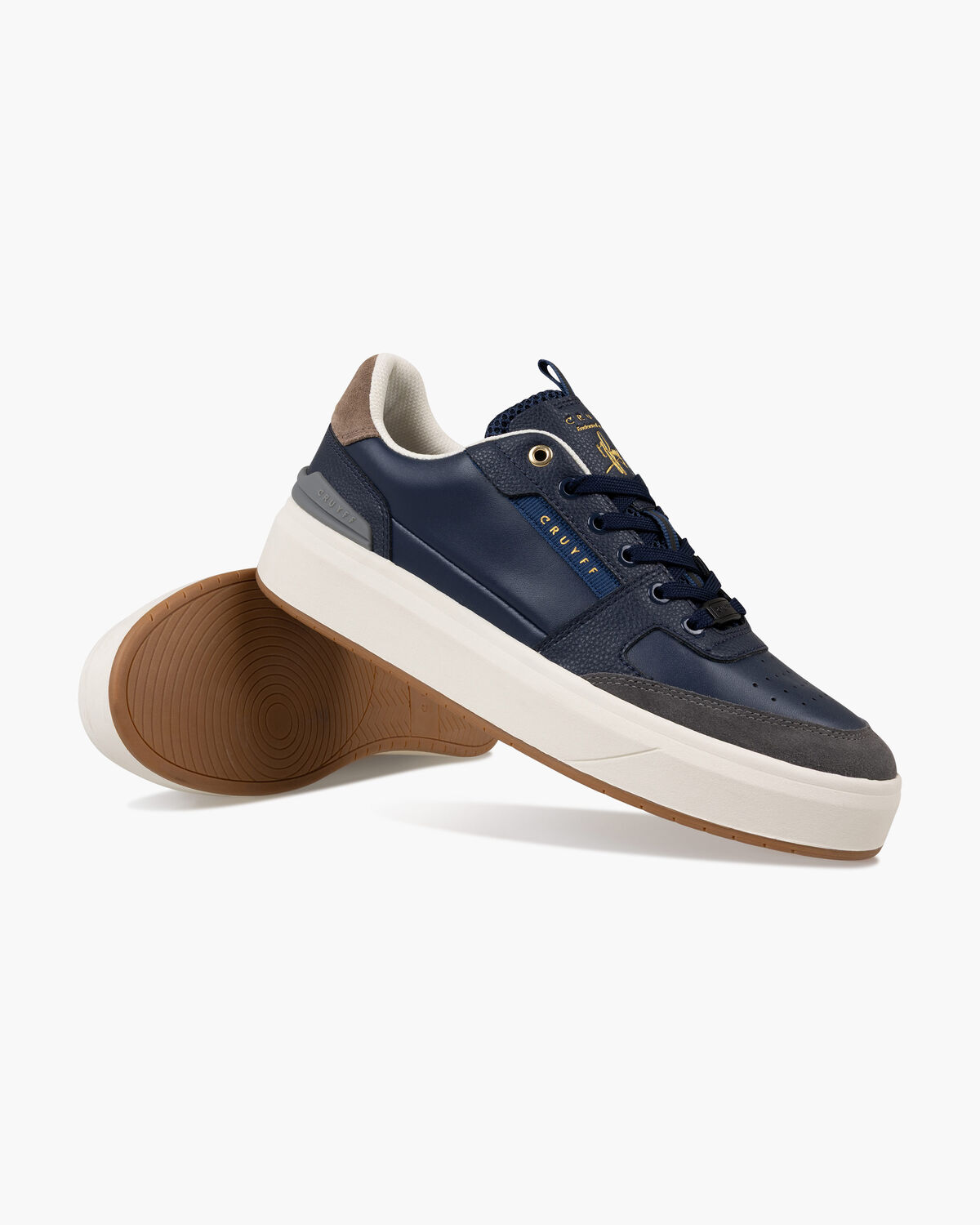Endorsed Tennis, Navy/Brown, hi-res