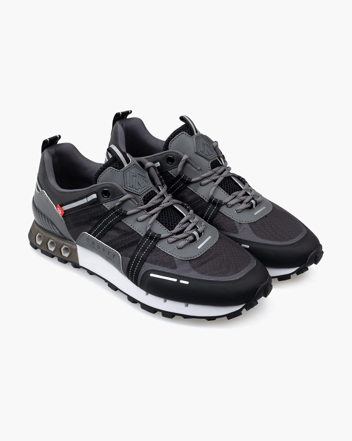 Inter Lace // Montserrat, Grey/Black, hi-res