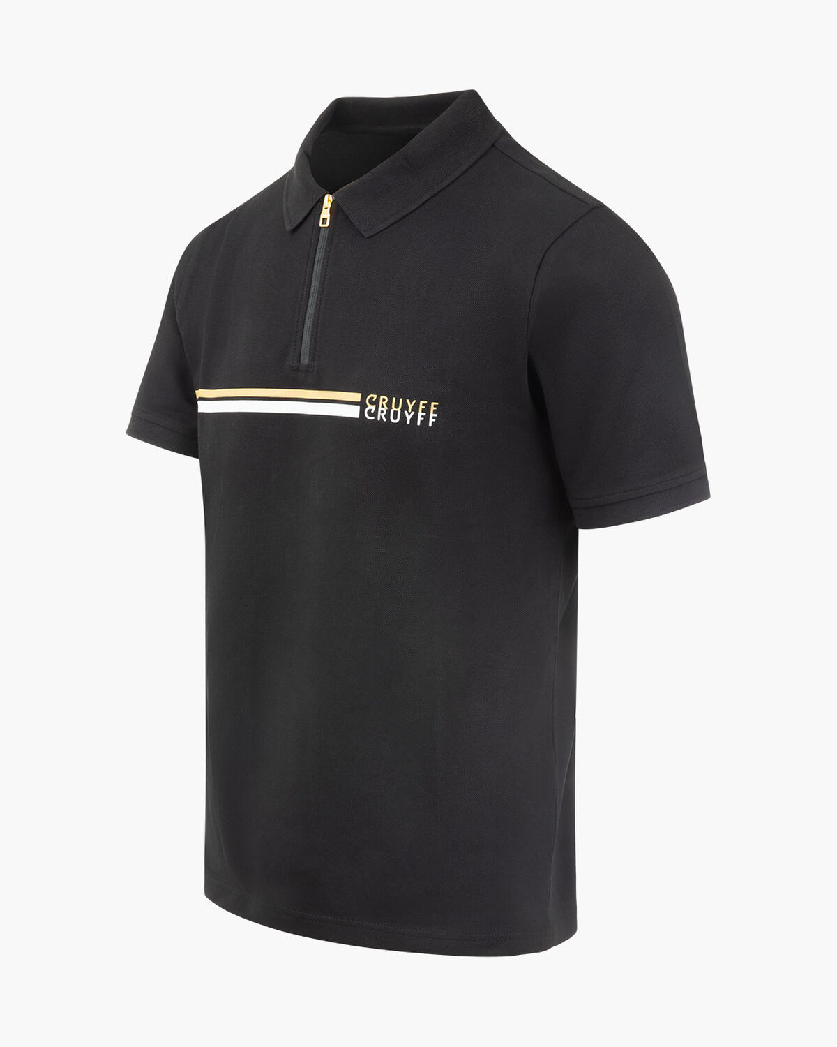 Fuze polo, Black/Gold, hi-res