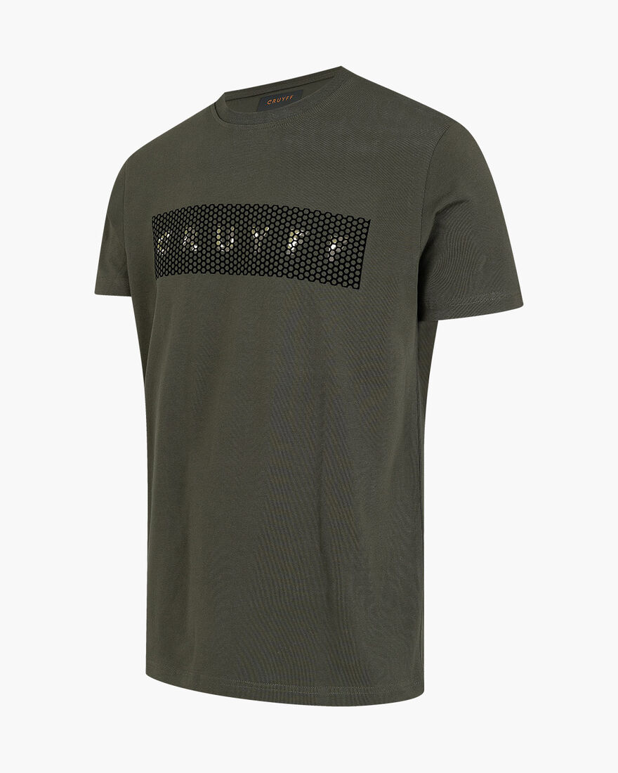 Camo Tee - 95% Cotton / 5% Elastane, Green, hi-res