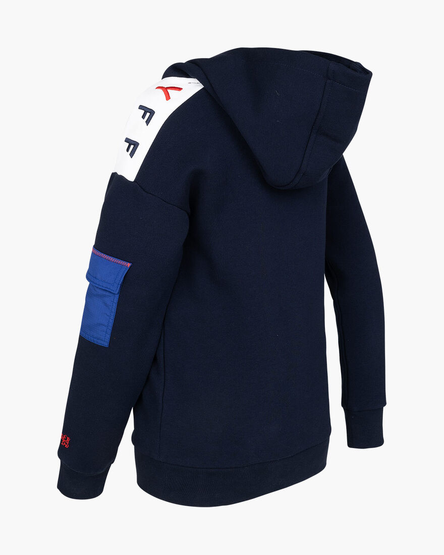 Clipper Hoodie, Navy, hi-res