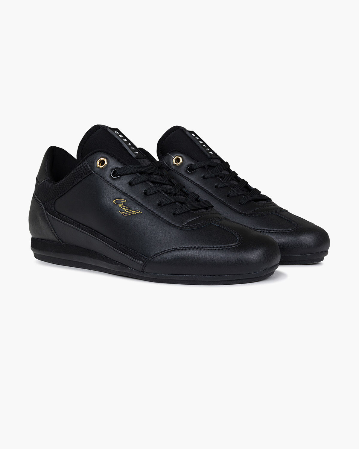 Recopa 2.0 - Soft Leather/Teknit Mesh, Black/Gold, hi-res