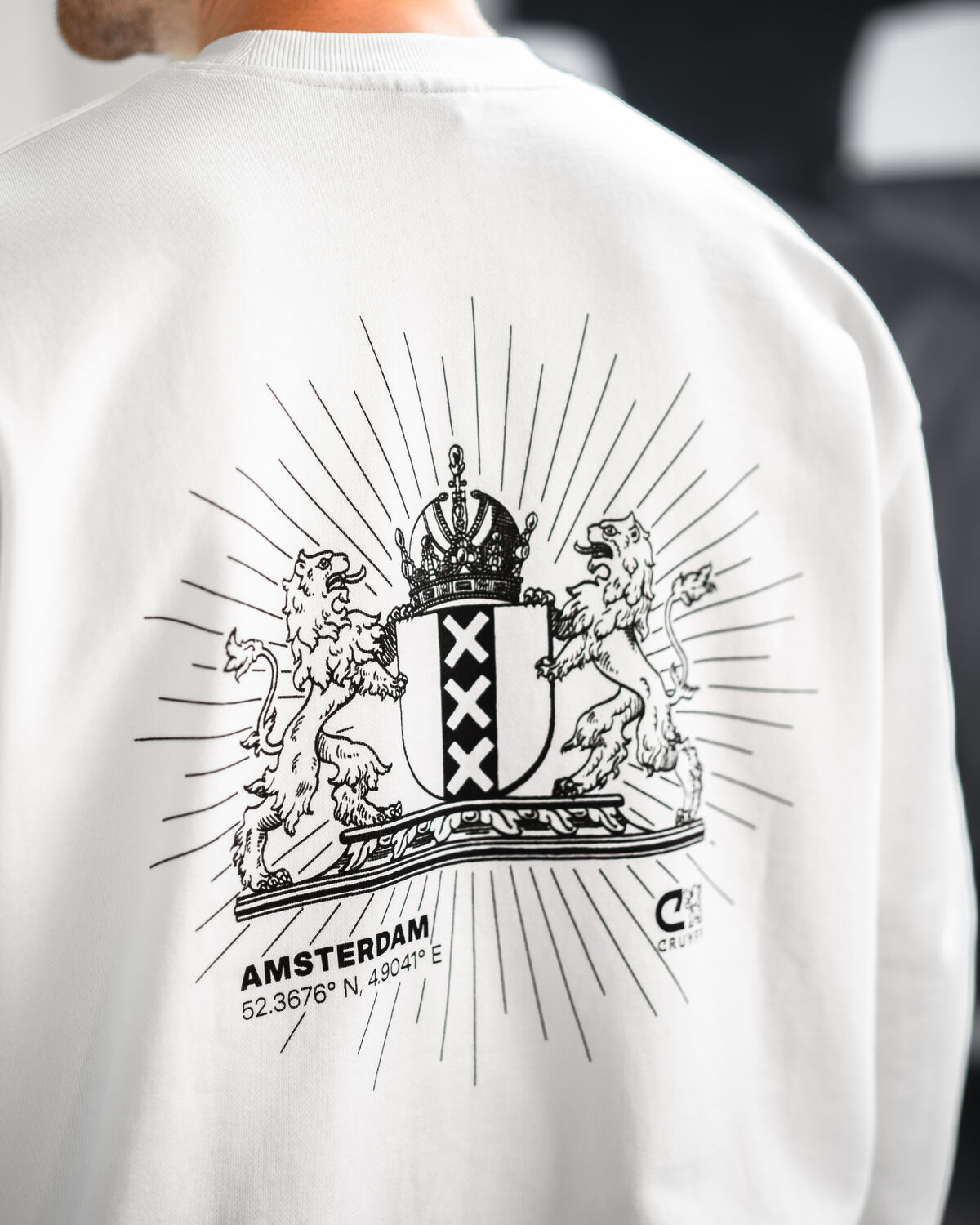 City Pack Crewneck AMS, White, hi-res