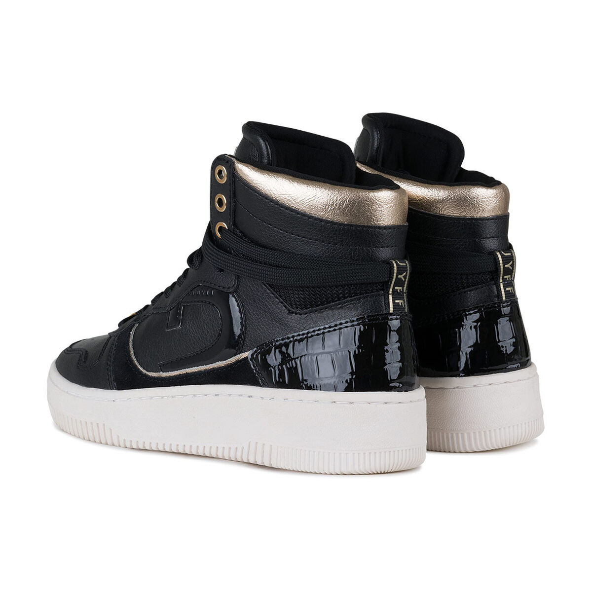 Campo High Lux - Tumbled/Suede/Patent, Black, hi-res