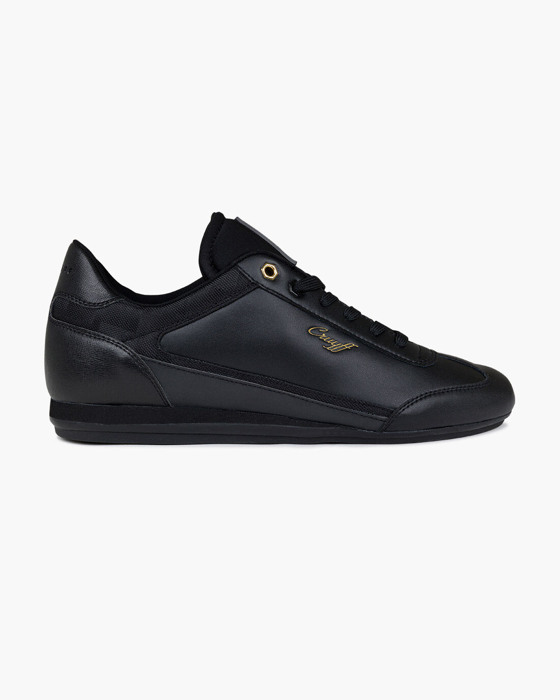 Cruyff trainers black and gold top