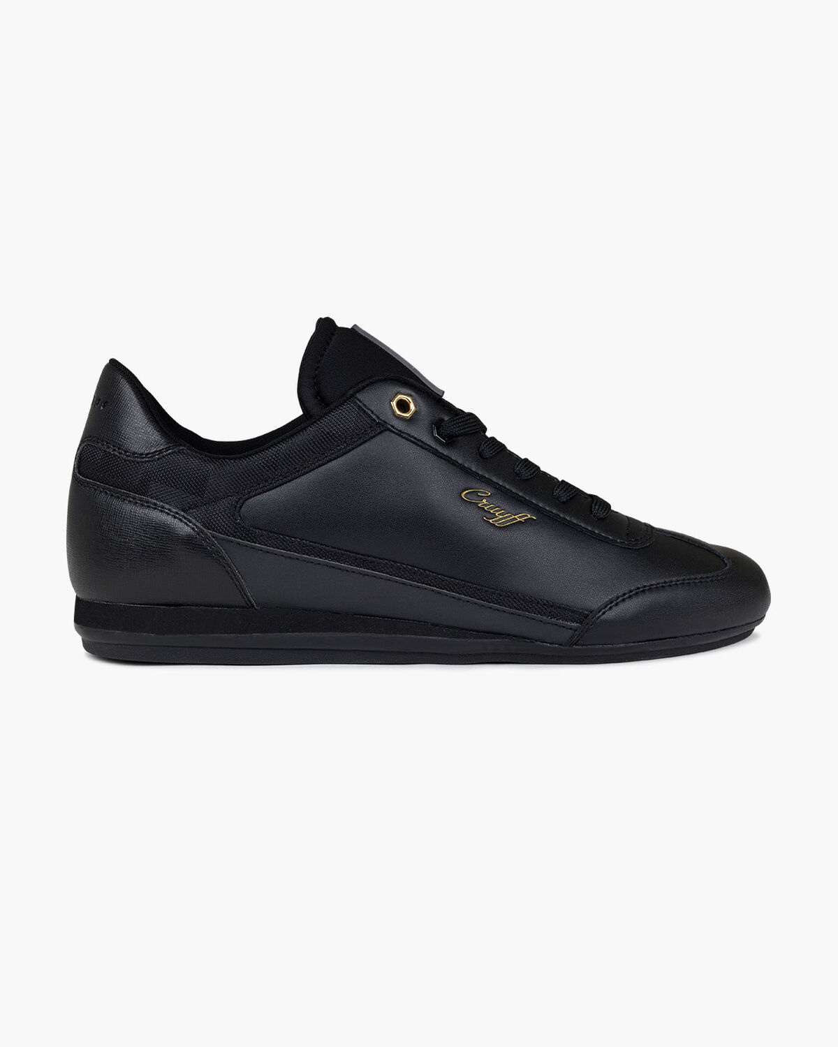 Recopa 2.0 - Soft Leather/Teknit Mesh, Black/Gold, hi-res