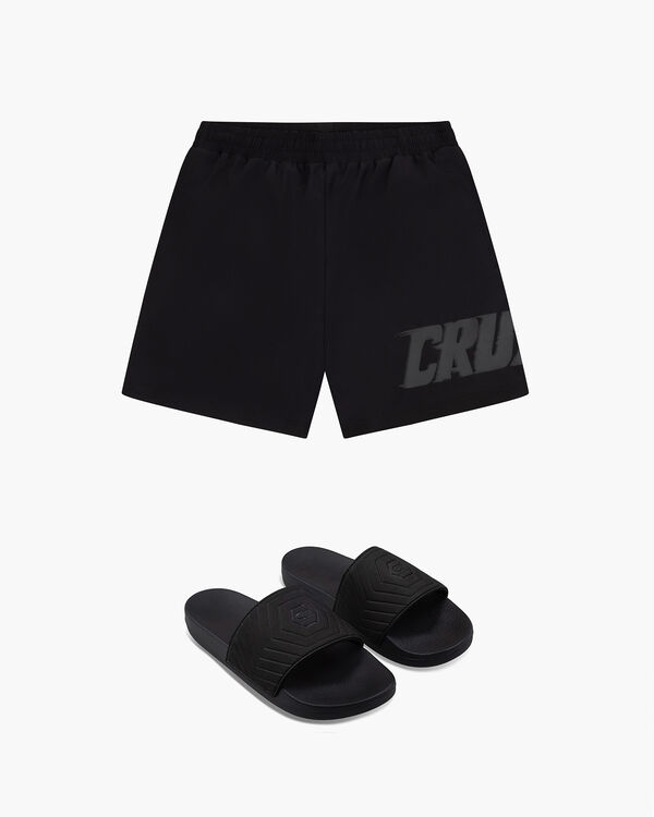 Hydro Swimshorts & Hex Slide